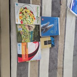 General Organic Biological Chemistry , Microbiology & Nutrition And You, The Enjoyment Of Music, Essentials Of Statistics, Bible As Literature Books