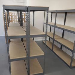Shelving 48 in W x 18 in D New Industrial Boltless Warehouse & Garage Racks Delivery Available