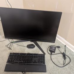 Gaming Monitor Mouse And Keyboard 