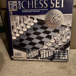 Glass Chess Set