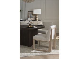 Modern Desert/Linen Side Chair