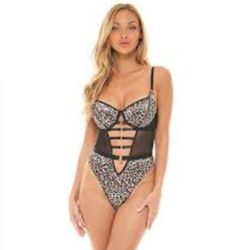 Animal Print  Bodysuit XL