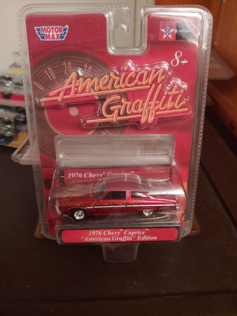 MOTOR MAX AMERICAN GRAFFITI EDITION, 1:64 SCALE SET OF 3 CARS. for
