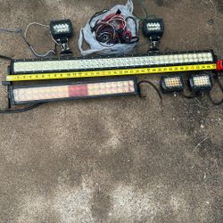 Off Road Truck/ SUV Lights POD Lights W Wires, Relay & Switch Take All!
