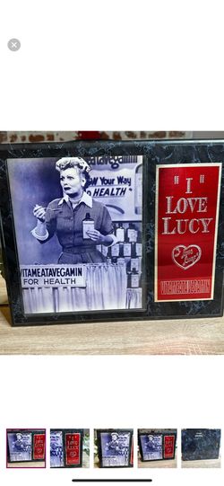 I LOVE LUCY VITAMEATAVEGEMIN WALL PLAQUE CUSTOM MADE