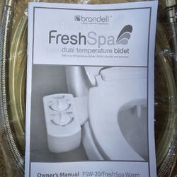 Fresh Spa Duel Temperature Bidet