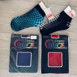 🎃 Perfect Halloween Hosiery Bundle! (Vintage Tights + Trendy Anklets)