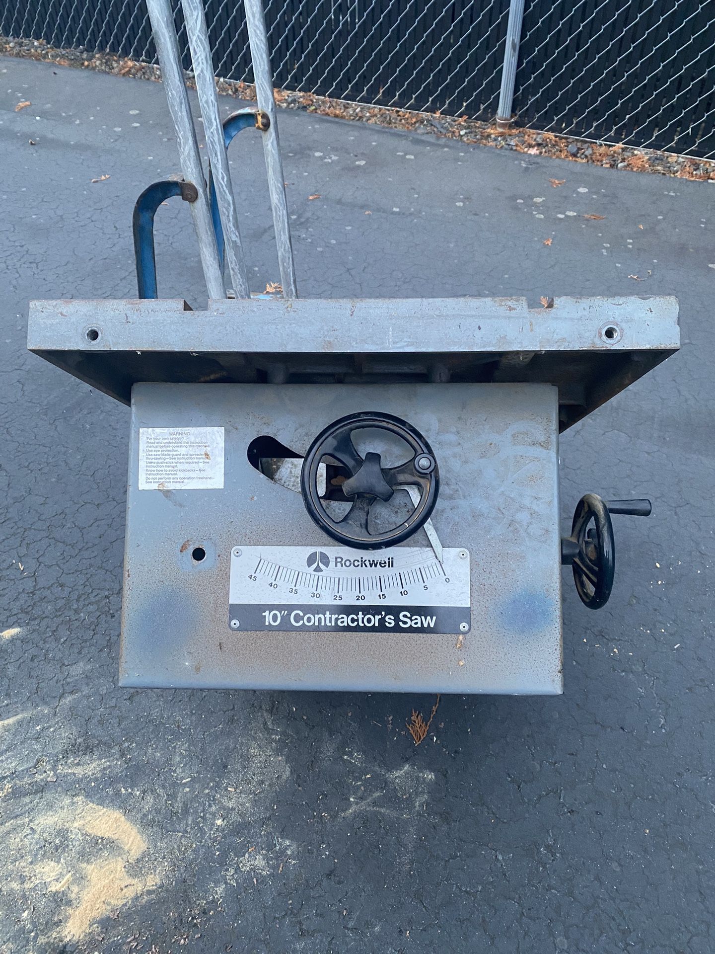 Vintage Rockwell 10” Table Saw