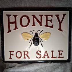 Honey For Sale Rustic Farmhouse Sign – Beekeeper Decor