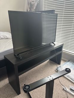 black tv stand