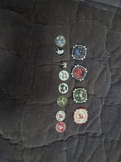 LIV Golf Team Ball Marker Lot – Jupiter Links / Boston / Atlanta / New York – 13pc 