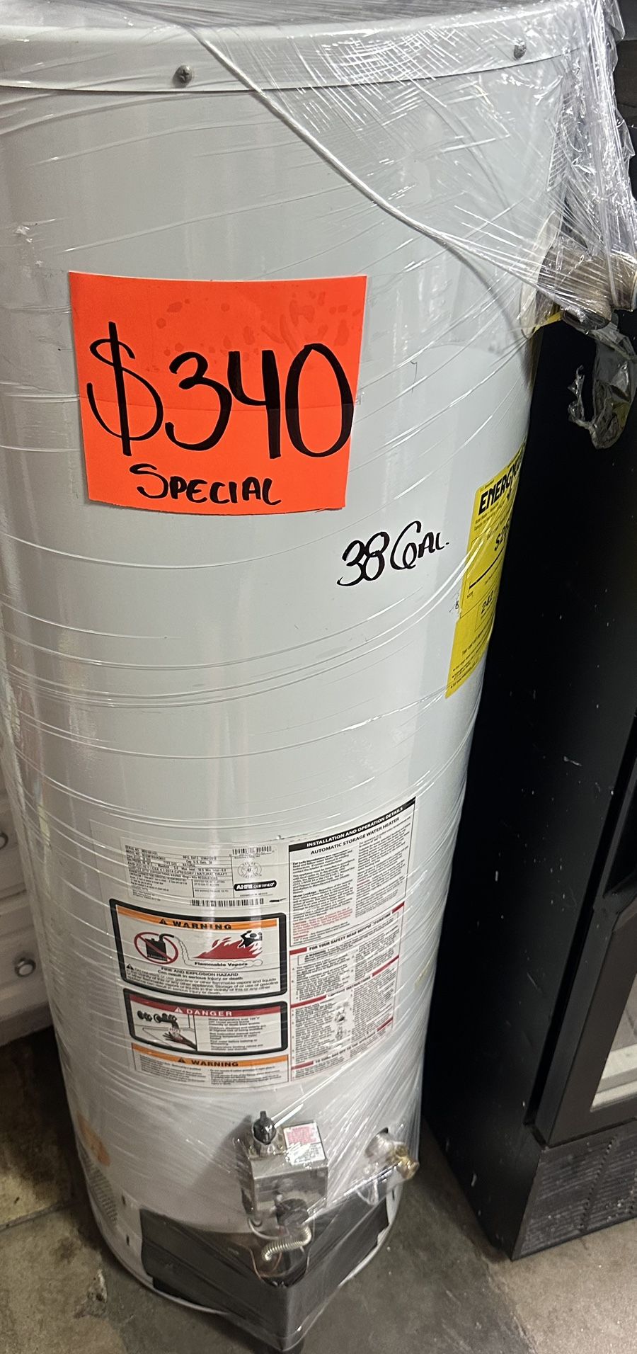G.E 38Gal Boiler