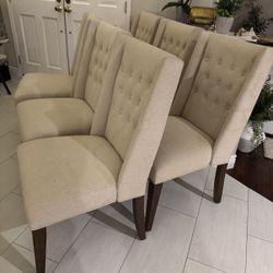 Set of 6 Dining Chairs w Table 