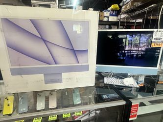 24" 4.5K iMac 3.2 M1 16GB RAM 256GB SSD 2021 CPU = 7 Cores, GPU = 8 Cores 2 USB