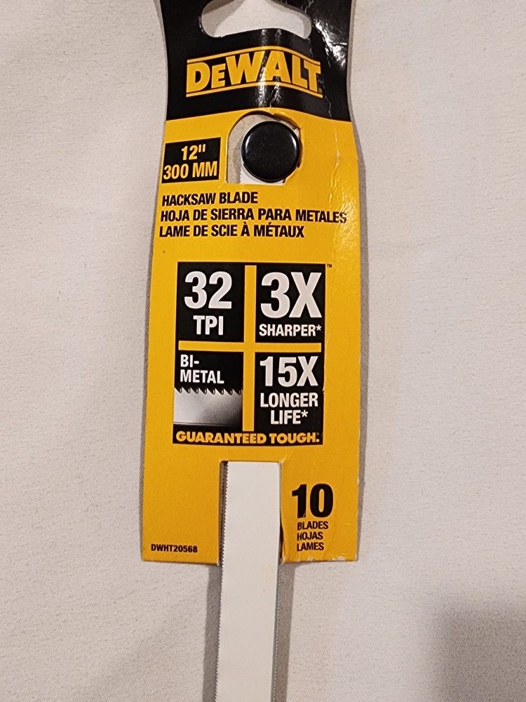Dewalt BI METAL HACKSAW BLADES