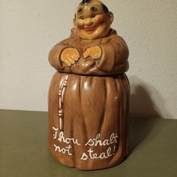 1960 Twin Winton Friar Cookie Jar / Mint