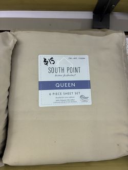 South Point Home Fashions Queen 6 Piece Sheet Set