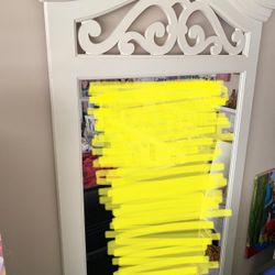 White Accent Mirror