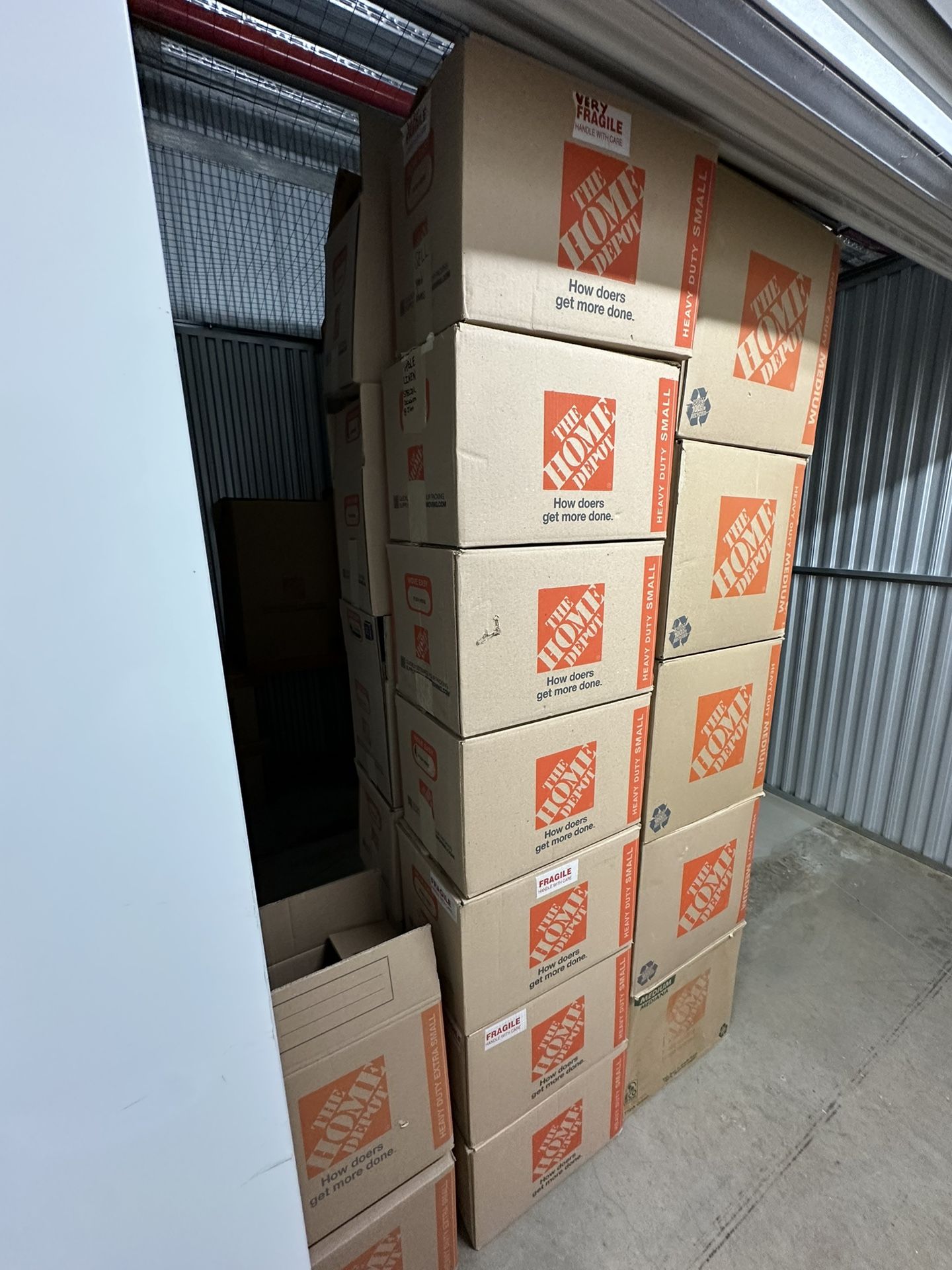 1, yes one, small, moving box, Heavy Duty, The Home Depot, 11” X 17” X 11”.