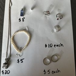 Sterling Silver Jewelry 