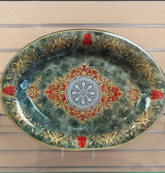 Glass _ Tray / Platter / Decor ( NEW ) kitchenware, dinnerware. Oval