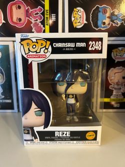 Funko Pop! *CHASE* Reze with Flower Chainsaw Man The Movie Vinyl Figure #2348
