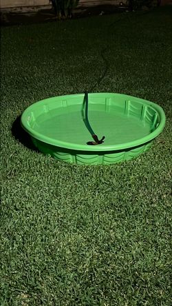 Green Plastic Kiddie Pool