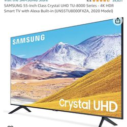 Samsung 55” Smart TV