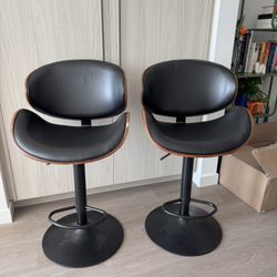 Modern Black Bar Stools
