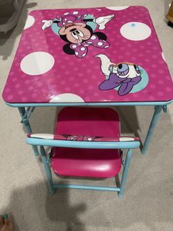 Minnie Mouse Table And Chair