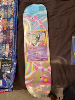 Santa Cruz x Pokemon Gardevoir Skateboard Deck