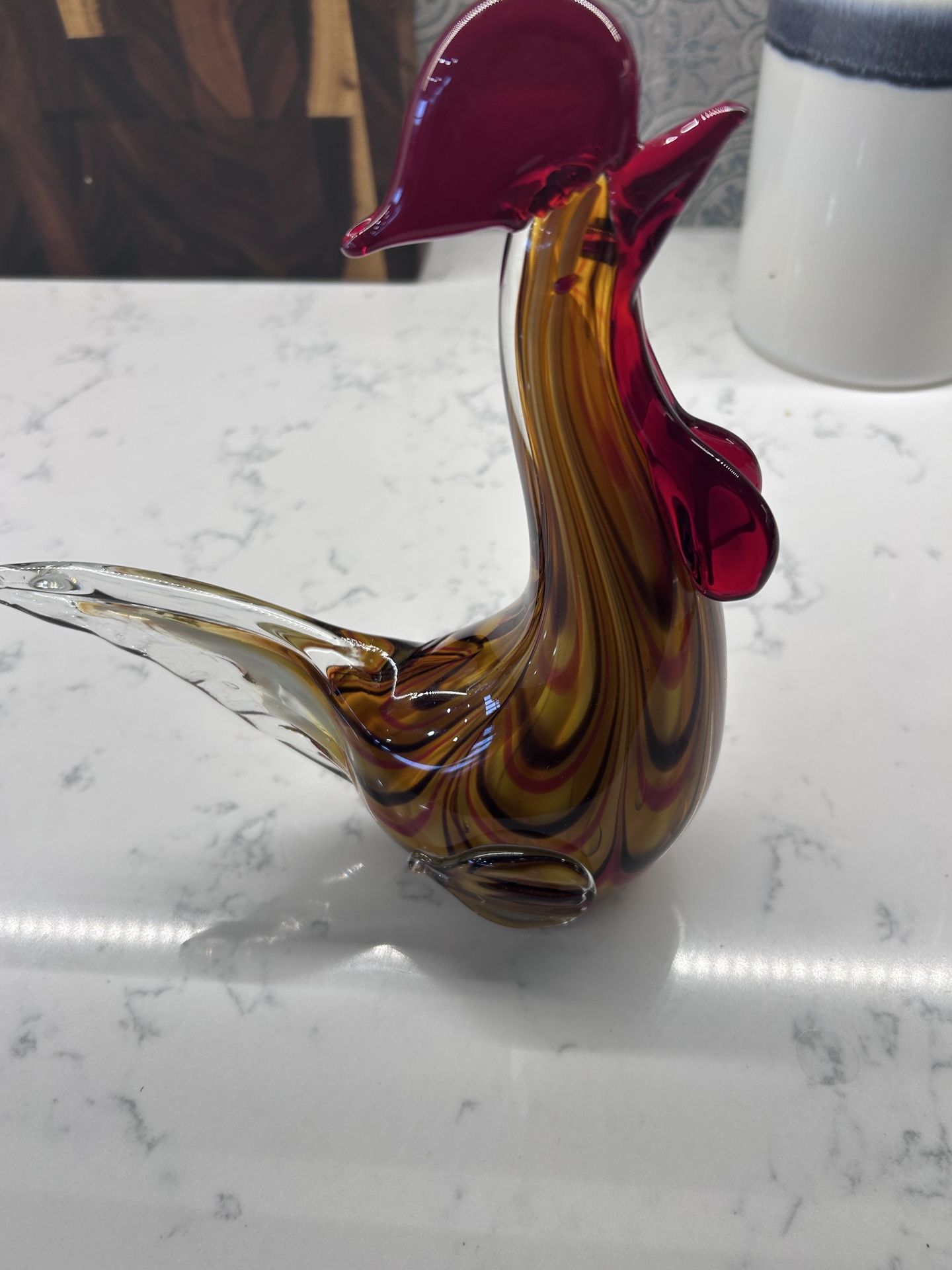 Glass Rooster