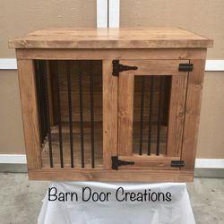 Farmhouse Furniture Style Dog Kennels 