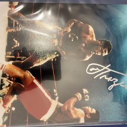 Frazier And Mohammad Ali. Signed By Frazier $50