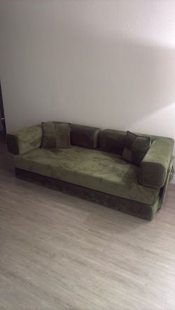 Modular Olive Green Couch