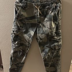 Youth wrangler camo pants