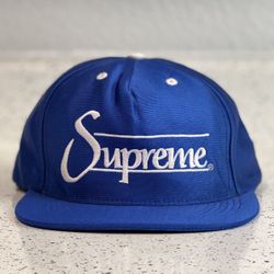 Supreme Royal Blue Satin Snapback Hat for Sale in Los Angeles