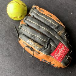 Used Rawlings Left Hand Glove Youth 20$ 