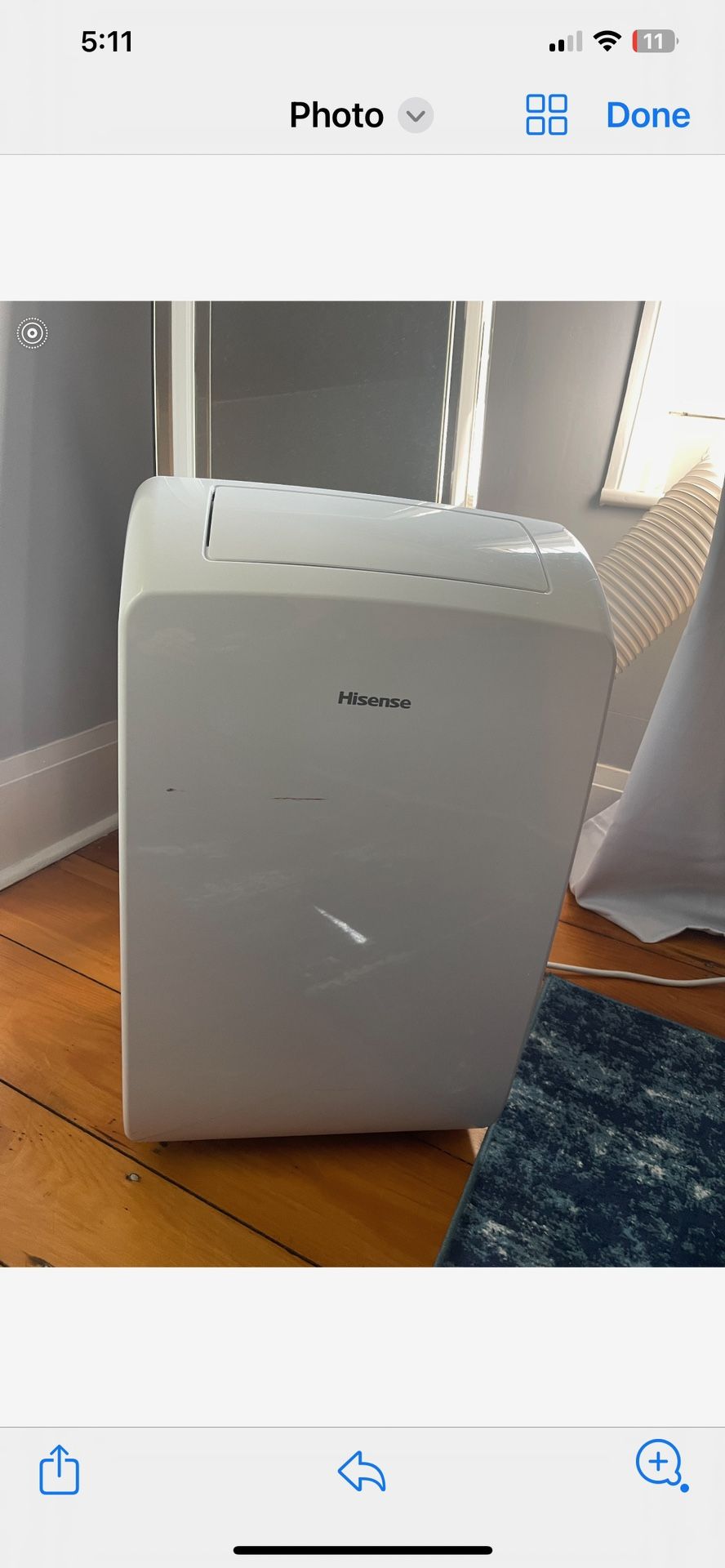 7000 BTU Hisense Portable A/C Unit