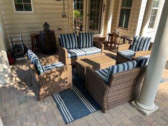Lawson 5 Piece Rattan Sofa Seating Group By Birch Lane