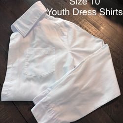 Boys, youth dress shirt, size 10