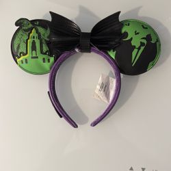 Disneyland Mini Mouse Loungefly Ears Oogie Boogie Bash
