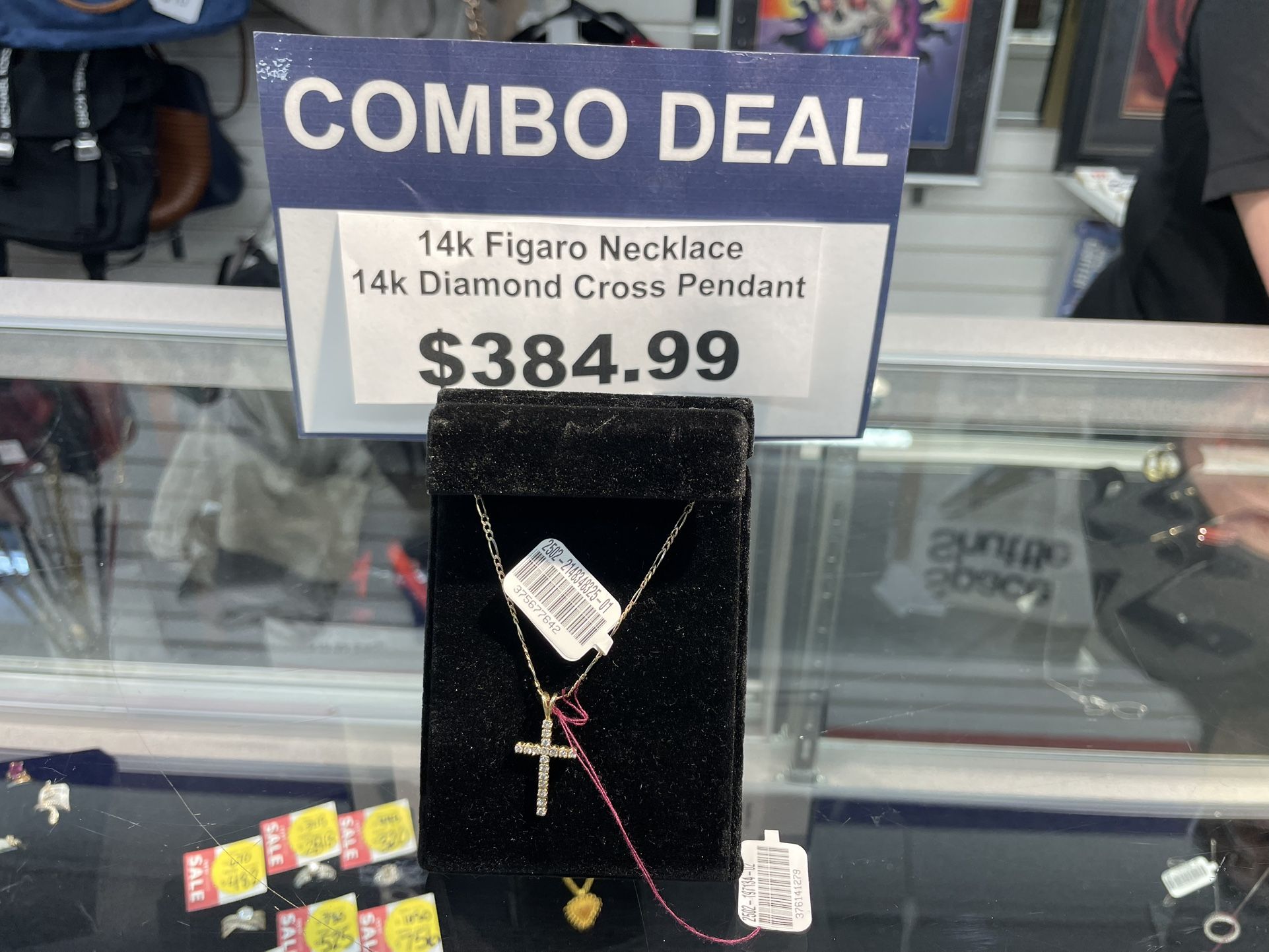 14k Necklace And Diamond Pendant