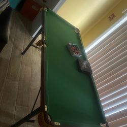 Folding Pool Table - Portable & Beginner Friendly