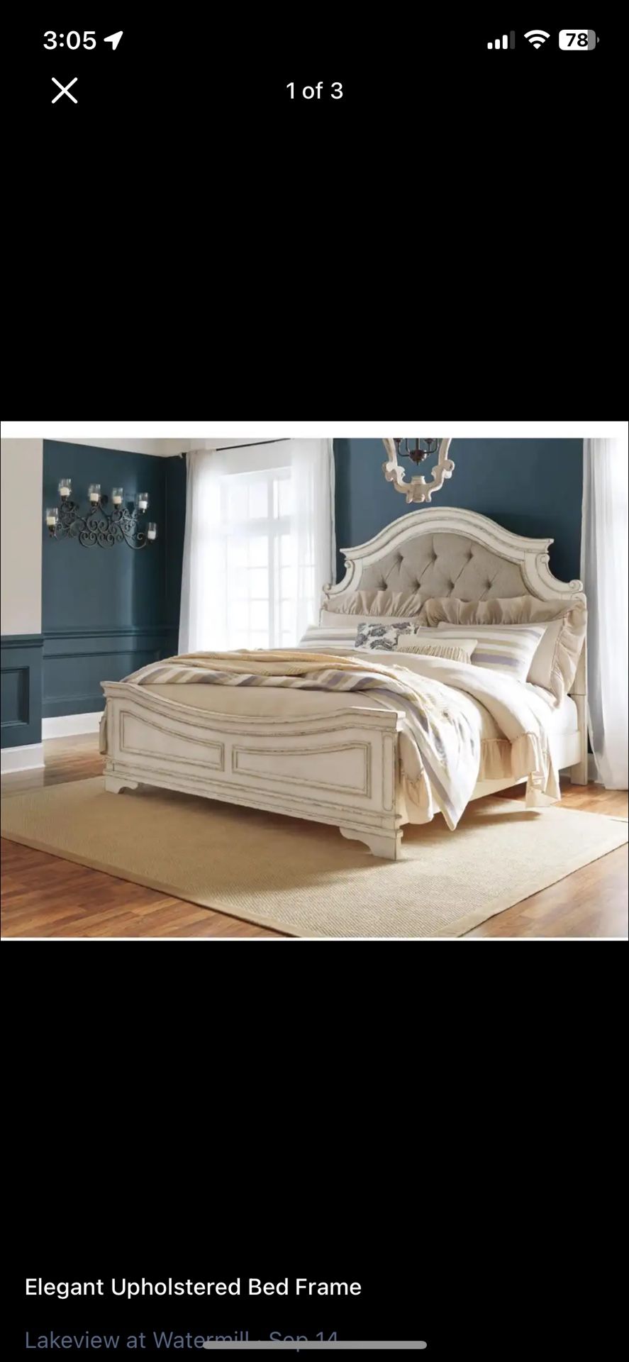 Ashley Signature Furniture King Size Bed Frame
