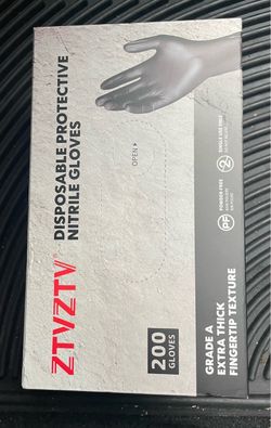 Disposable Nitrile Gloves 200 Count