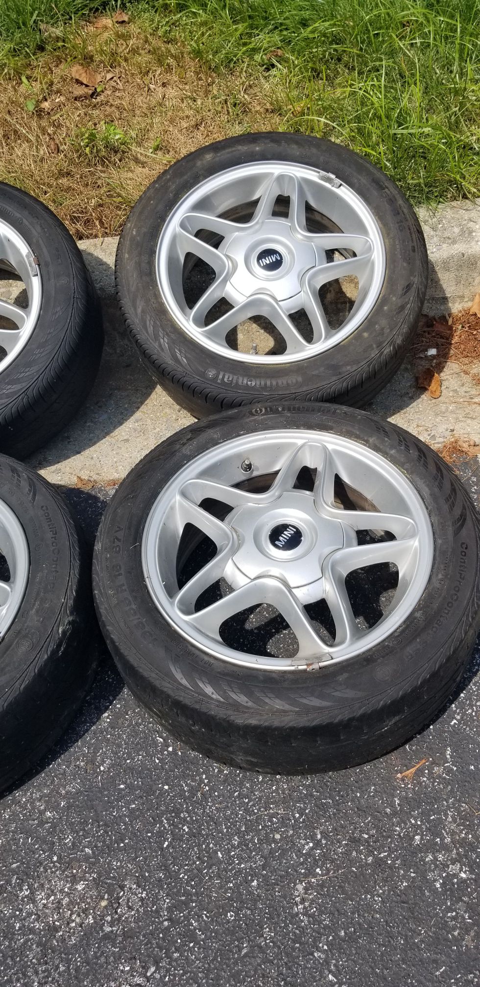 mini cooper wheels rims with 195 55 16 tires 4x100 4 lugs