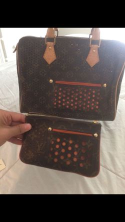 Louis Vuitton Speedy Handbag Perforated