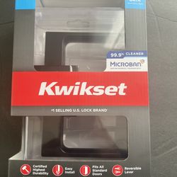 Kwikset Black Bed And Bath Handles