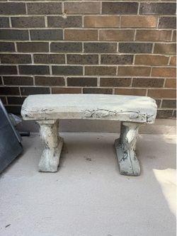 Artisanal Stone bench & planter